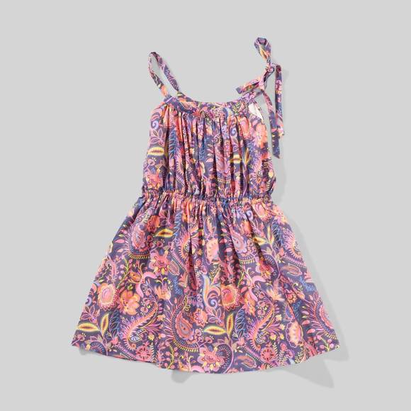 NEW MUNSTERKIDS good times elkie paisley dress in multi color - Picture 4 of 4